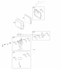 Part Location Diagram of 797756 Briggs and Stratton Gasket-air Cleaner